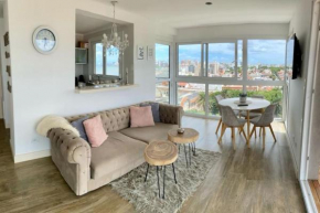Lugar encantador con vista al mar en Mar del Plata.
